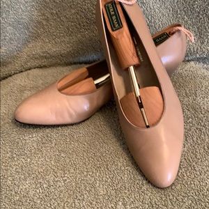 Vintage Ferragamo classic pump leather heel 11B